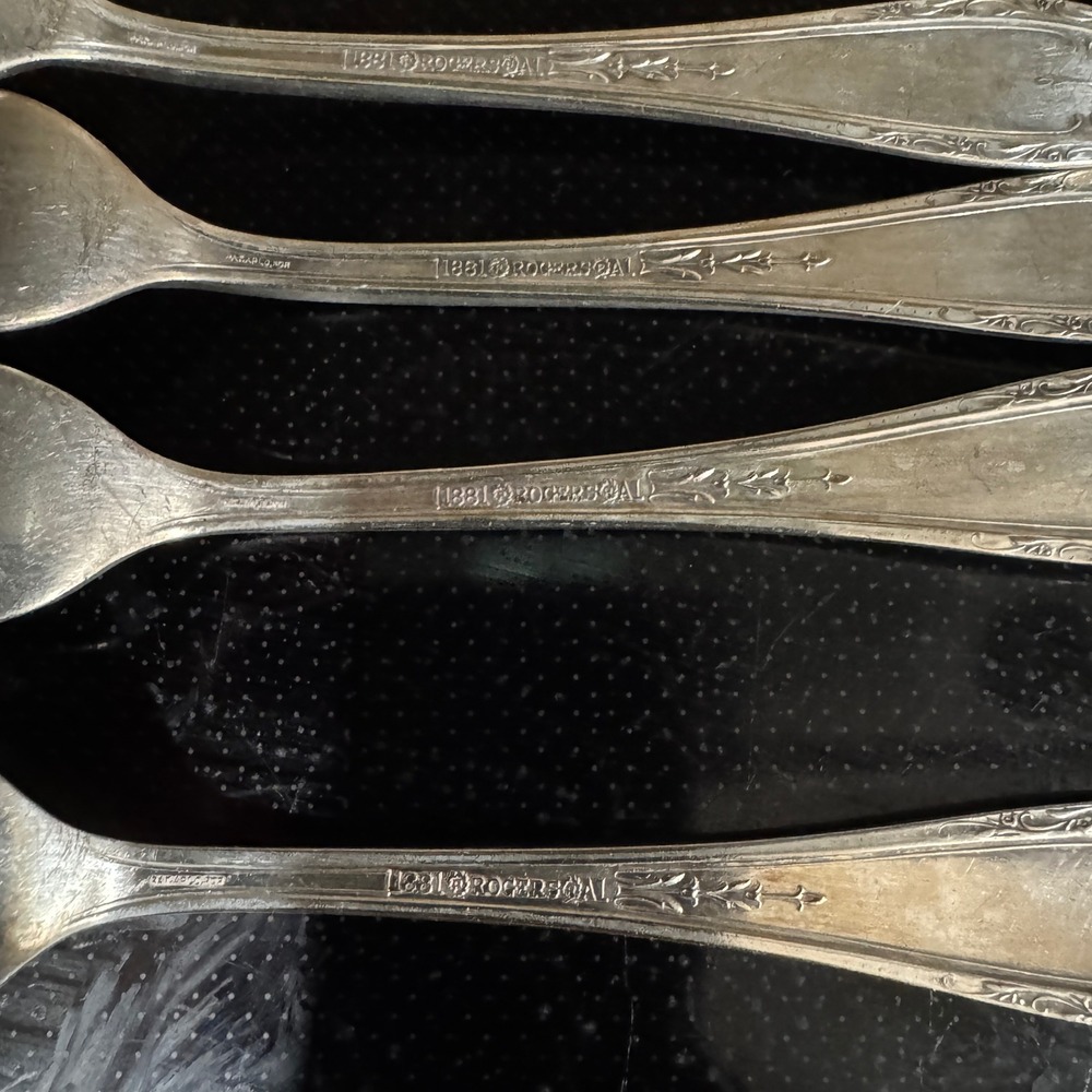 1881 Rogers silver plate forks - Picture 6 of 6